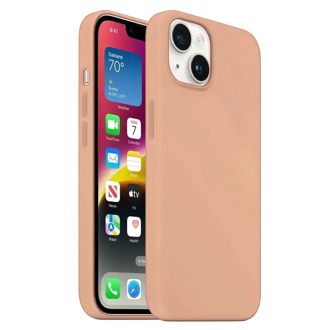 iPhone 15 Plus/iPhone 14 Plus Soft Touch Case Rose Gold